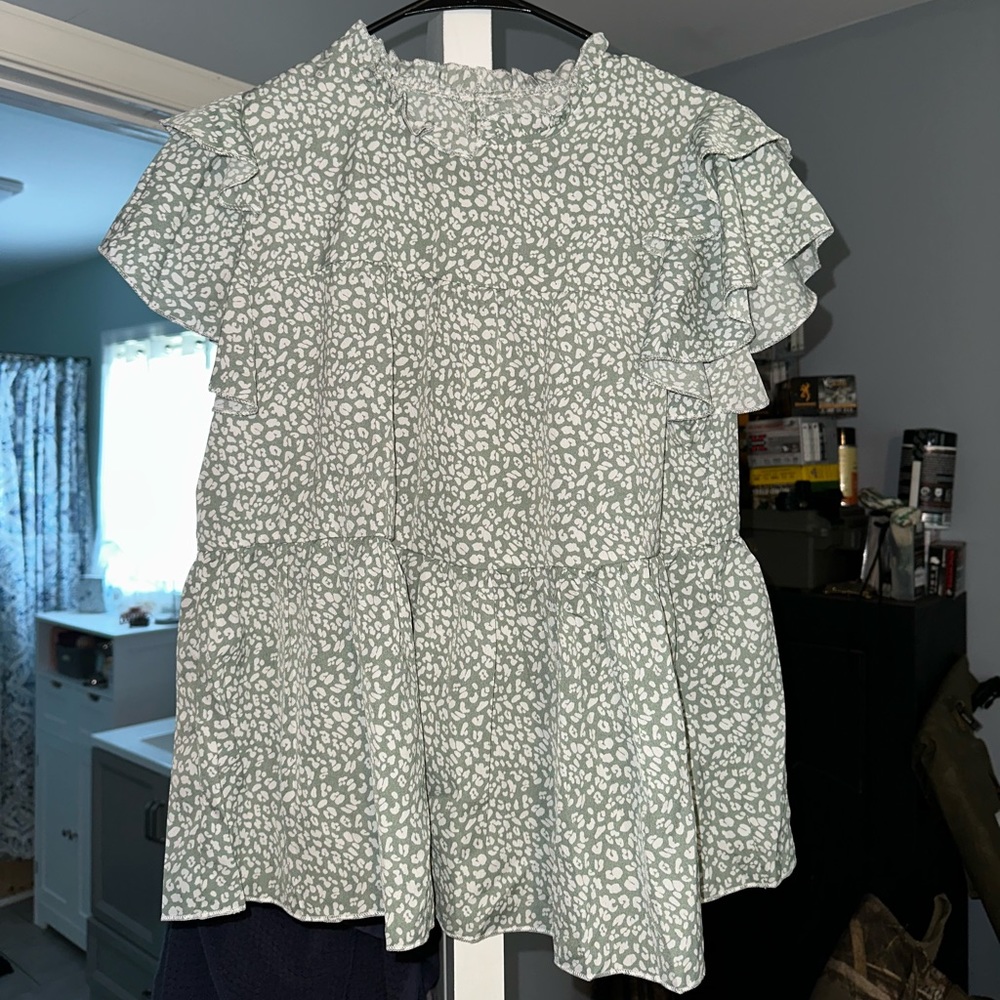 High neck blouse